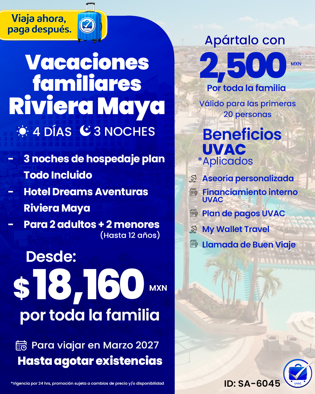 ¡VACACIONES FAMILIARES EN LA RIVIERA MAYA!